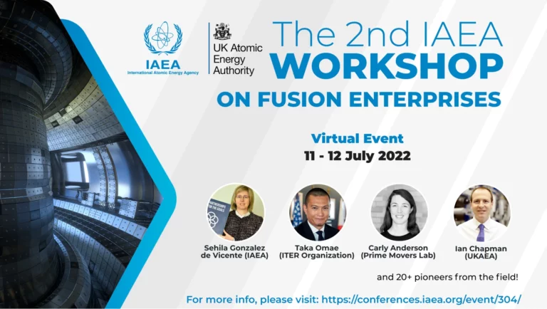 IAEA Webinar: Pushing for fusion energy – what is happening now?