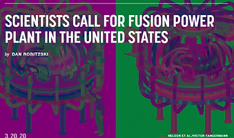 Scientists Call for Fusion Power Plant in the United States