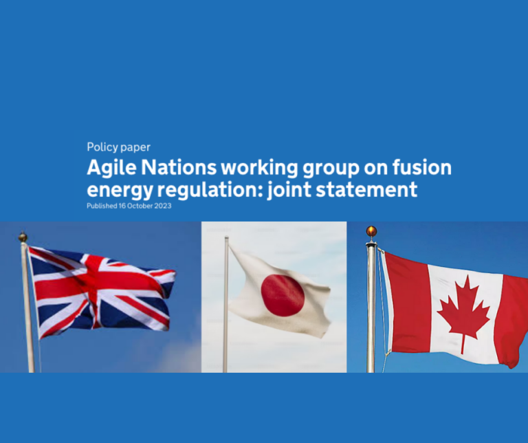 UK, Japan, and Canada Publish Fusion Regulatory Framework Recommendations